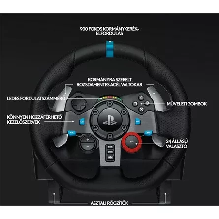 Logitech G29 SE Driving Force fekete versenykormány