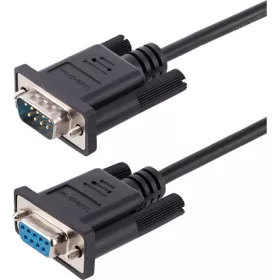   StarTech Serial RS-232 DB9 -> Serial RS-232 DB9 M/F adatkábel 3m fekete Null Modem