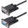 StarTech Serial RS-232 DB9 -> Serial RS-232 DB9 M/F adatkábel 3m fekete Null Modem