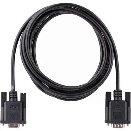 StarTech Serial RS-232 DB9 -> Serial RS-232 DB9 M/F adatkábel 3m fekete Null Modem
