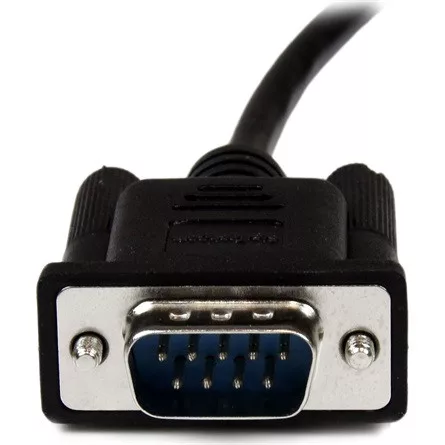 StarTech Serial RS-232 DB9 -> Serial RS-232 DB9 M/F adatkábel 3m fekete Null Modem