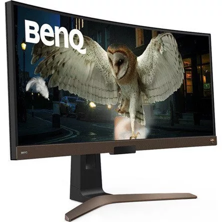 BenQ monitor 37,5" - EW3880R (Ívelt, IPS, 21:9, 3840x1600, 4ms, 300cd/m2,  2xHDMI, DP, USB-C Speaker, HDR, Freesync)
