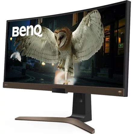 BenQ monitor 37,5" - EW3880R (Ívelt, IPS, 21:9, 3840x1600, 4ms, 300cd/m2,  2xHDMI, DP, USB-C Speaker, HDR, Freesync)
