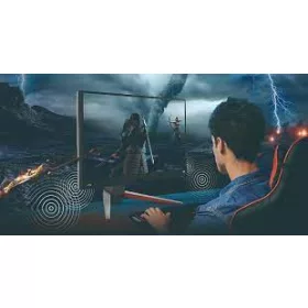   BenQ Monitor 27" - EX2710R (VA, 16:9, 2560x1440, 1ms, 400cd/m2, 90% DCI-P3, 2xHDMI, DP, Freesync, 165Hz)