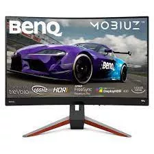 BenQ Monitor 27" - EX2710R (VA, 16:9, 2560x1440, 1ms, 400cd/m2, 90% DCI-P3, 2xHDMI, DP, Freesync, 165Hz)