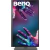 BenQ Monitor 27" - PD2705U (IPS, 16:9, 3840x2160, 5ms, 350dc/m2,  DP, HDMI, USB-C, Speaker, mag.áll., Pivot)