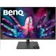 BenQ Monitor 31,5" - PD3205U (IPS, 16:9, 3840x2160, 5ms, 350cd/m2, HDMI, DP, USB, Speaker, Pivot, mag.áll.)