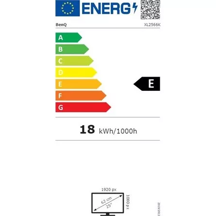 BenQ ZOWIE Monitor 24,5" - XL2546X (Fast TN, DyAc 2, 16:9, 1920x1080, 1ms, 320cd/m2, 3xHDMI, DP, mag.áll., 240Hz)