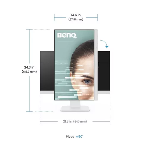 BENQ IPS monitor 23,8" GW2486TC 1920x1080, 250 cd/m2, 5ms, 100 Hz, Eye-Care, 1xHDMI, DisplayPort, USB-C, hangszóró