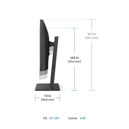 BENQ IPS monitor 23,8" BL2486TC 1920x1080, 250 cd/m2, 5ms, 100 Hz, Eye Care, HDMI, DisplayPort, USB-C, hangszóró