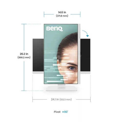 BENQ IPS monitor 27" GW2786TC 1920x1080, 250 cd/m2, 5ms, 100 Hz, Eye-Care, HDMI, DisplayPort, USB-C, hangszóró