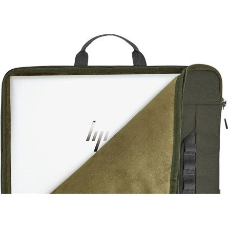 HP Modular Laptop Sleeve 15,6" notebook poliészter oldaltáska szürke-zöld