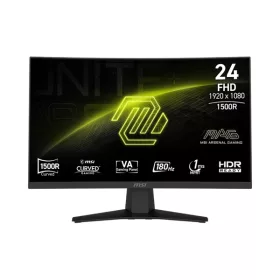   MSI DT MSI Monitor GAMING MAG 244C Ívelt VA LED 23,6" FHD 1920x1080, 16:9, 3000:1 CR, 250cd/m2, 4ms, 180Hz, DP, HDMI