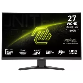   MSI DT MSI Monitor GAMING MAG 275CQF E18 Ívelt 27" WQHD 2560x1440 180Hz Rapid VA 1500R, 5000:1, 0,5ms, 2x HDMI,DP, USB-C