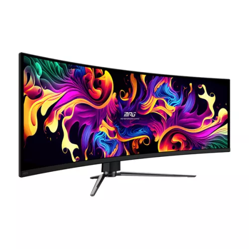 MSI DT MSI Monitor GAMING MPG 491CQPX QD-OLED Ívelt 49" 5120x1440, 32:9, 1800R, 0,03ms, 240Hz, 2x HDMI, DP, USB-C, Black