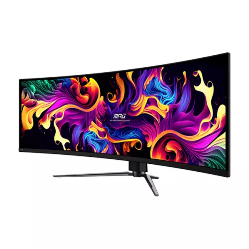 MSI DT MSI Monitor GAMING MPG 491CQPX QD-OLED Ívelt 49" 5120x1440, 32:9, 1800R, 0,03ms, 240Hz, 2x HDMI, DP, USB-C, Black
