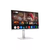 MSI DT MSI Monitor Business Modern MD272UPSW 27" UHD, 3840x2160, 60Hz, IPS, 4ms, HDMI, DP, USB-C, White - SMART
