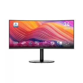   MSI DT MSI Monitor Business Modern MD342CQP Ívelt 34" QHD, 3440x1440, 100Hz VA 21:9, 3000:1 CR, 300cd/m2, 4 ms, HDMI, DP, Black