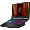 MSI Gaming NB Katana 15 HX B14WFK-279, 15.6" QHD 165Hz, i5-14450HX, 16GB (2x8), 512GB M.2, RTX 5060 8GB, noOS, Fekete