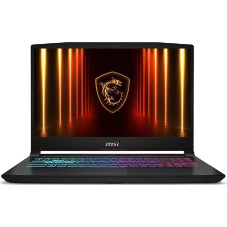 MSI Gaming NB Katana 15 HX B14WFK-279, 15.6" QHD 165Hz, i5-14450HX, 16GB (2x8), 512GB M.2, RTX 5060 8GB, noOS, Fekete