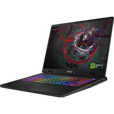 MSI Sword 16 HX B13VGKG gaming notebook szürke (144Hz; Cosmos Gray)