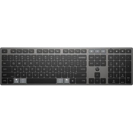 HP 720 Multi-Device Bluetooth / vezeték nélküli magyar membrán billentyűzet fekete