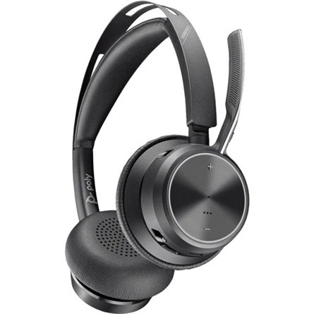 HP Poly Voyager Focus 2 (Microsoft Teams) fejhallgató headset fekete