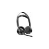 HP Poly Voyager Focus 2 (Microsoft Teams) fejhallgató headset fekete