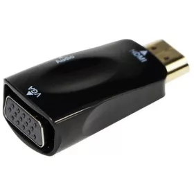   Gembird HDMI 1.4 -> VGA Jack 3,5mm M/F adapter fekete +audio