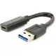 GEMBIRD Adapter USB 3.1 A - C, M/F, 0,1m, fekete