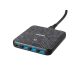 Anker, PowerPort Atom III Slim 45W USB C x1, 20W  3 x USB A EU Black Fabric