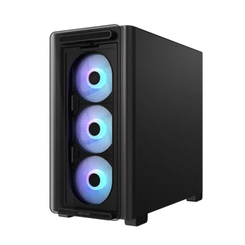 ASUS HÁZ ASUS A23 PLUS - micro-ATX számítógépház - fekete