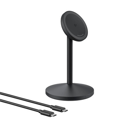 Anker Eufy MagGo MagSafe iPhone/AirPods 15W univerzális vezeték nélküli töltő adapter fekete