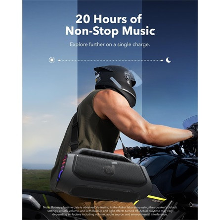 Anker Eufy Soundcore Boom 2 Plus IPX7 vízálló 2.2 hangszóró fekete