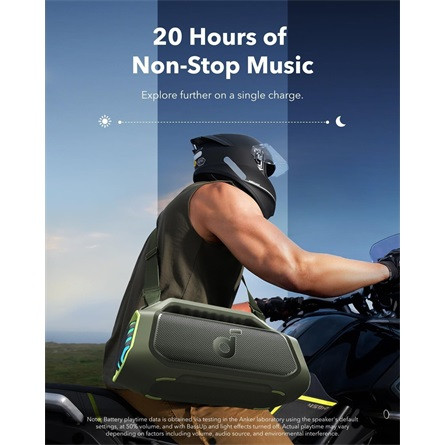 Anker Eufy Soundcore Boom 2 Plus IPX7 vízálló 2.2 hangszóró zöld