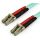 StarTech OM3 50/125 850nm LC Duplex -> LC Duplex M/M adatkábel 15m ciánkék OM3 Multimode 50/125µm 100Gbps