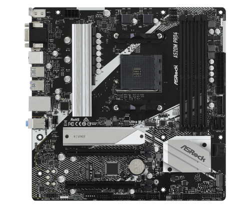 ASRock sAM4 A520M PRO4 alaplap