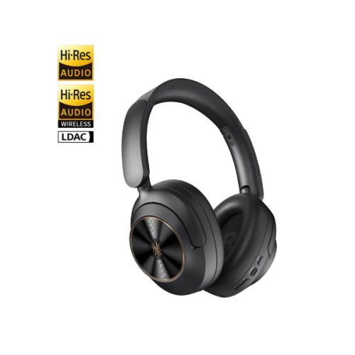 ONEODIO DJ Fejhallgató - Focus A6 Hybrid Black (Vezeték nélküli, Bluetooth, Hi-Res Audio, Active Noise Cancelling)