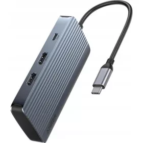   Anker Eufy Dual Display 4K 7-port 100W USB-C dokkoló szürke