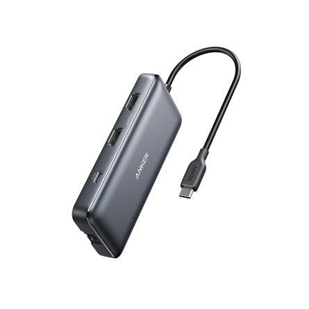 Anker Eufy 553 PowerExpand 8-in-1 8-port 100W USB-C dokkoló szürke