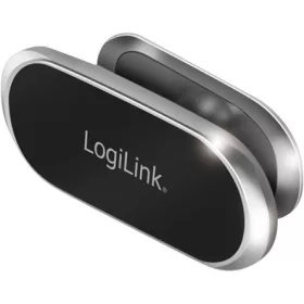   Logilink Mágneses okostelefon tartó, 360 -ban forgatható, 800 g-ig, alumínium, fekete/ezüst