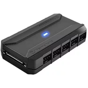   Thermaltake SATA Power -> 10db Power 4pin PWM M/M hub fekete