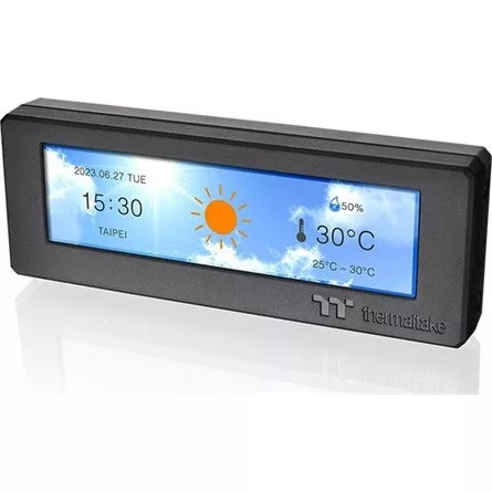 Thermaltake The Tower 300 és Ceres 330 házakhoz 3.9" LCD kijelző fekete