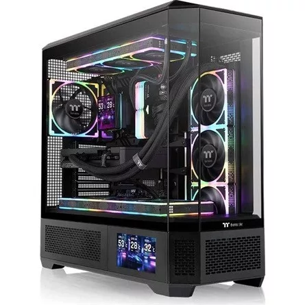 Thermaltake View 600 TG 6" LCD kijelző fekete