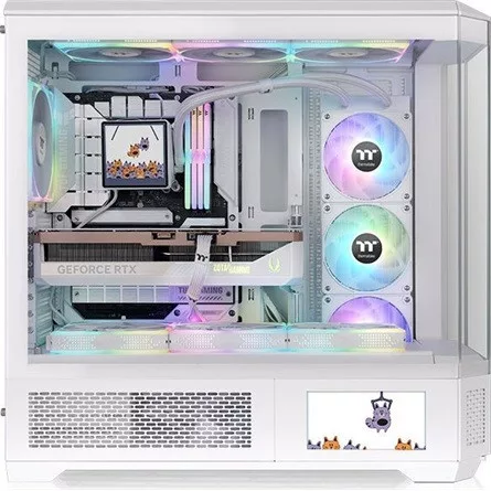 Thermaltake View 600 TG 6" LCD kijelző fehér