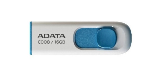 ADATA A-Data ADATA 16GB USB2.0 Fehér (AC008-16G-RWE) Flash Drive