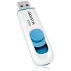 ADATA 64GB C008 USB 2.0 pendrive BOX fehér-kék