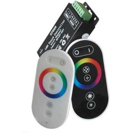 OPTONICA LED Szalag Távirányító, RGB-s 216W 18A - touch controller fehér AC6315