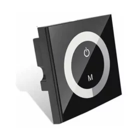   OPTONICA LED Szalag Dimmer RGB szalaghoz, fali, fekete üvegpanel, érintő vezérléssel  AC6318