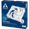 Arctic Cooling P14 Max rendszerhűtő ventilátor fehér
